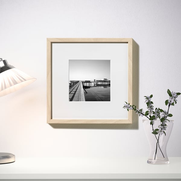 HOVSTA Frame, birch effect, 23x23 cm