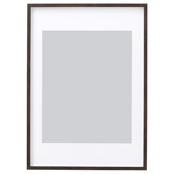 HOVSTA Frame, dark brown, 50x70 cm