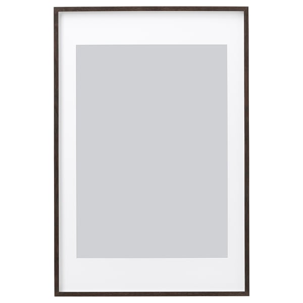 HOVSTA Frame, dark brown, 61x91 cm
