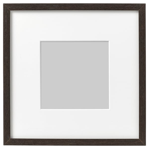 HOVSTA Frame, dark brown, 23x23 cm