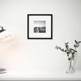 HOVSTA Frame, dark brown, 23x23 cm