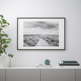 HOVSTA Frame, dark brown, 61x91 cm