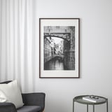 HOVSTA Frame, dark brown, 61x91 cm