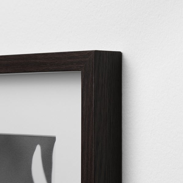 HOVSTA Frame, dark brown, 30x40 cm