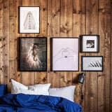 HOVSTA Frame, dark brown, 40x50 cm