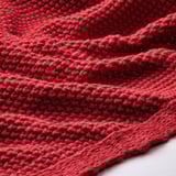 HUMLEMOTT Throw, dark red, 130x170 cm