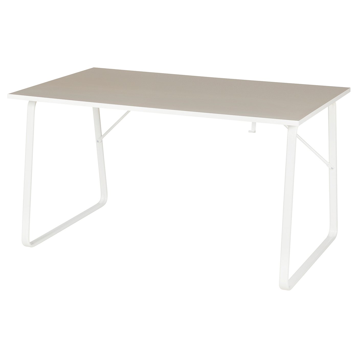 HUVUDSPELARE gaming desk, beige, 140x80 cm IKEA Malaysia