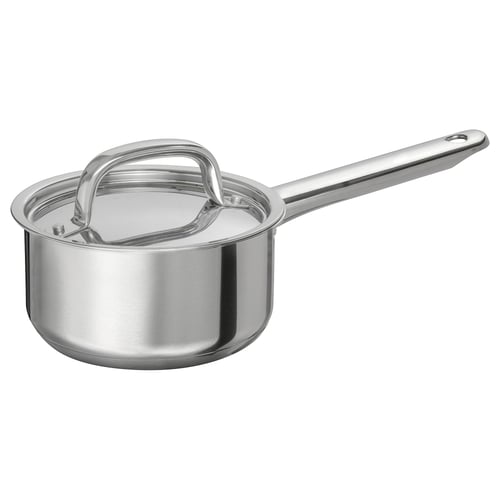 IKEA 365+ Saucepan with lid, stainless steel, 1 l