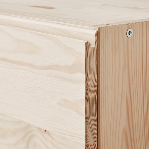 IVAR Chest of 3 drawers, pine, 80x57 cm IKEA