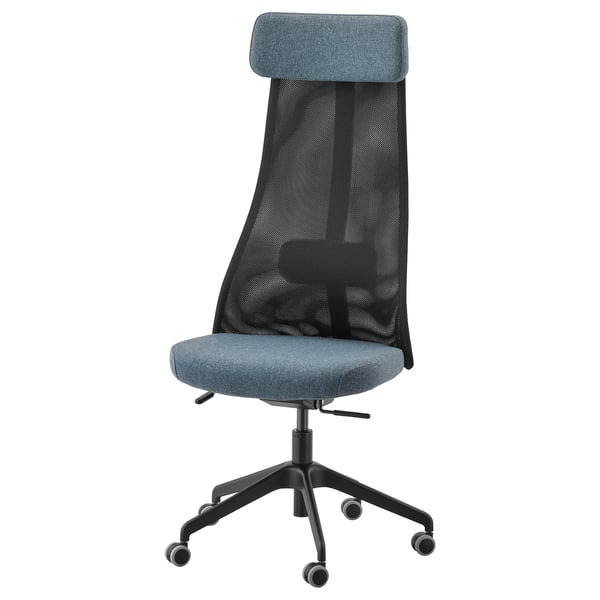 JÄRVFJÄLLET Office chair, Gunnared blue