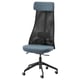 JÄRVFJÄLLET Office chair, Gunnared blue