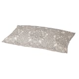 JÄTTEVALLMO Pillowcase, beige/dark grey, 50x80 cm