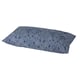 JÄTTEVALLMO Pillowcase, dark blue/white, 50x80 cm