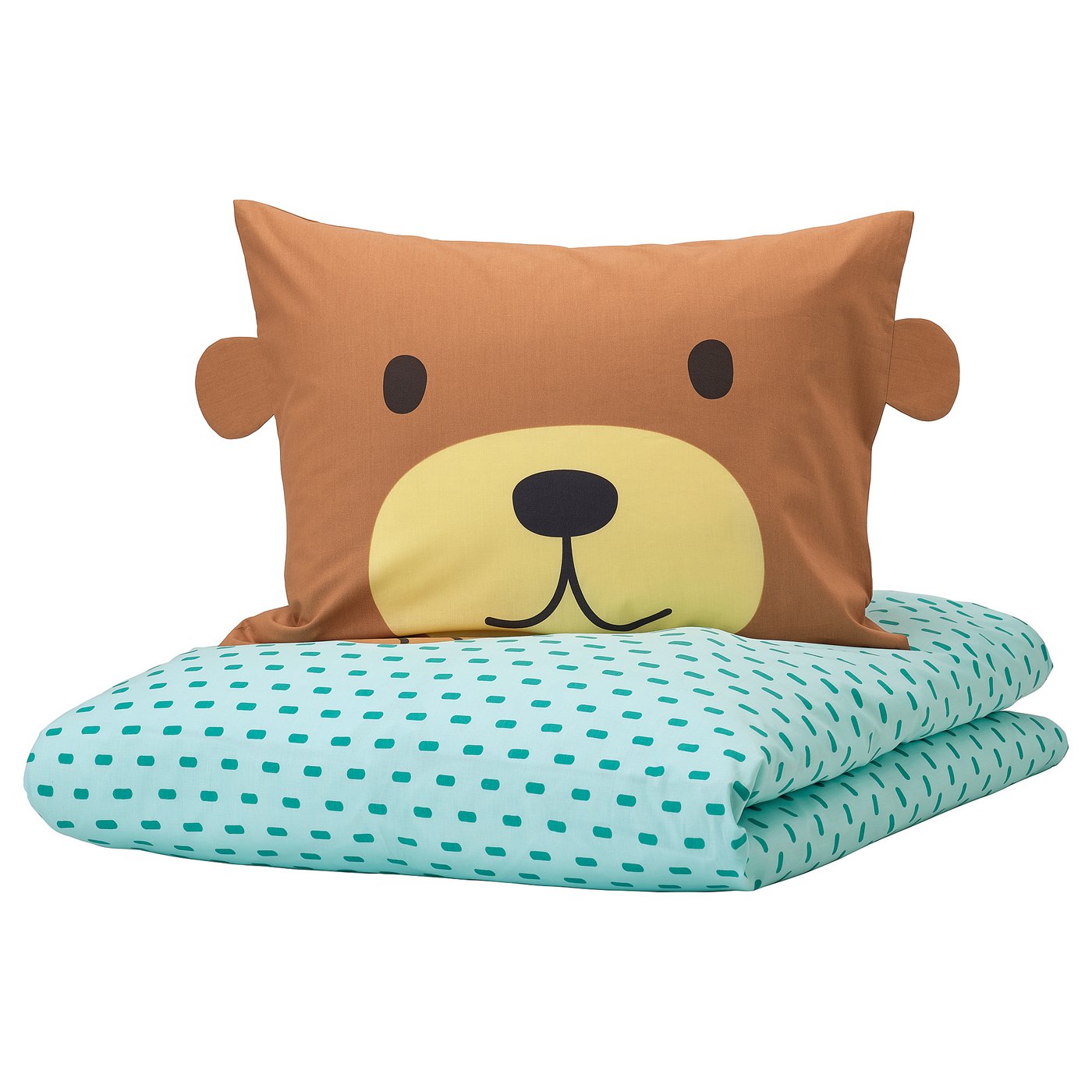 kaepphaestduvetcoverandpillowcasebearturquoise__0751264_pe746964