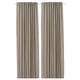 KALKFLY Room darkening curtains, 1 pair, dark beige, 145x250 cm