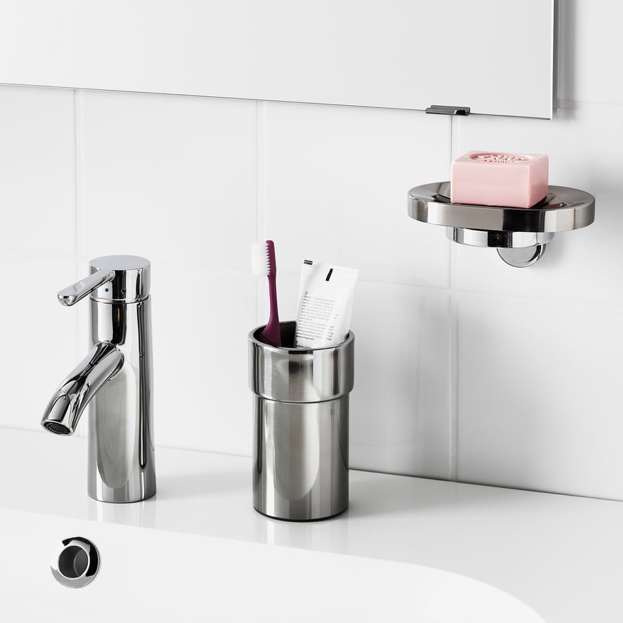 KALKGRUND Soap dispenser holder, chromeplated IKEA