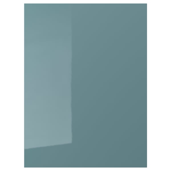 Kallarp Door High Gloss Grey Turquoise Ikea