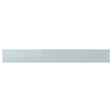 KALLARP Drawer front, high-gloss light grey-blue, 80x10 cm