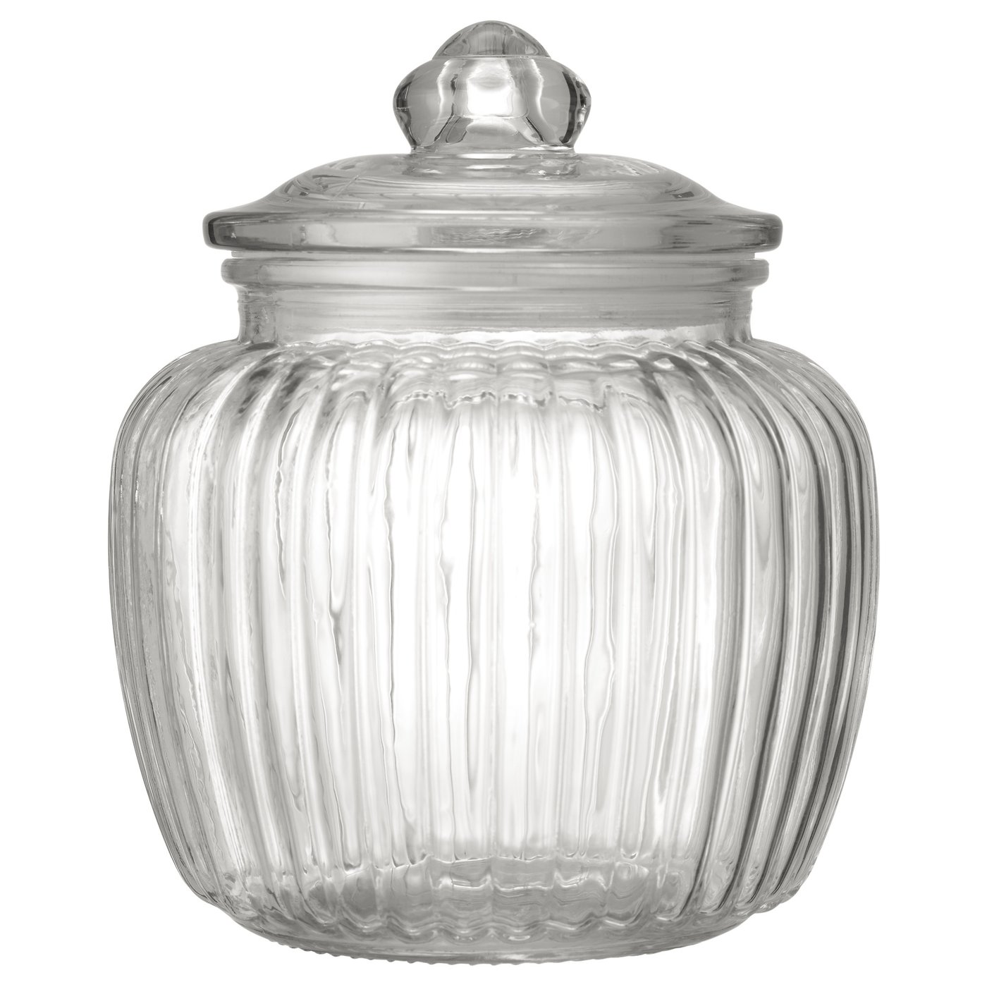 KAPPROCK Jar with lid clear glass IKEA