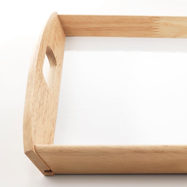 KLACK Tray, rubberwood, 38x58 cm