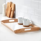 KLACK Tray, rubberwood, 38x58 cm