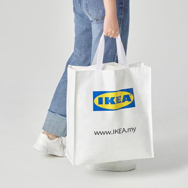 KLAMBY Bag, white - IKEA