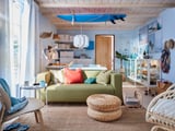 KLIPPAN 2-seat sofa, Vissle yellow-green