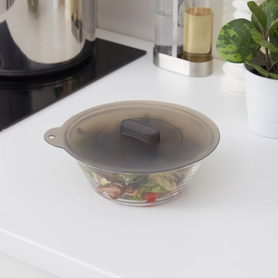 PRICKIG Microwave lid, gray, 10 - IKEA