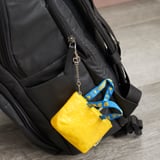 KNÖLIG Key ring, small yellow