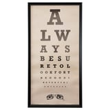 KNOPPÄNG Frame with poster, Always be sure, 35x70 cm