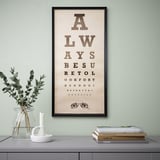 KNOPPÄNG Frame with poster, Always be sure, 35x70 cm