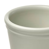 KÖRSBÄRSBJÖRK Plant pot, light grey-beige, 6 cm