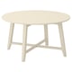 KRAGSTA Coffee table, light beige, 90 cm