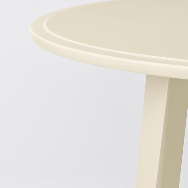 KRAGSTA Coffee table, light beige, 90 cm