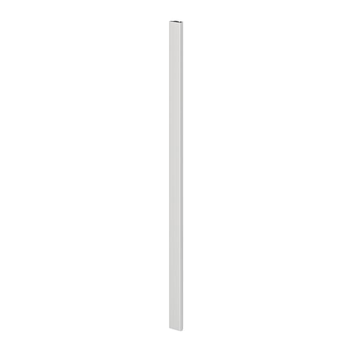 KUNGSFORS stainless steel wall rail, sleek and minimalist, perfect for hanging kitchen utensils.