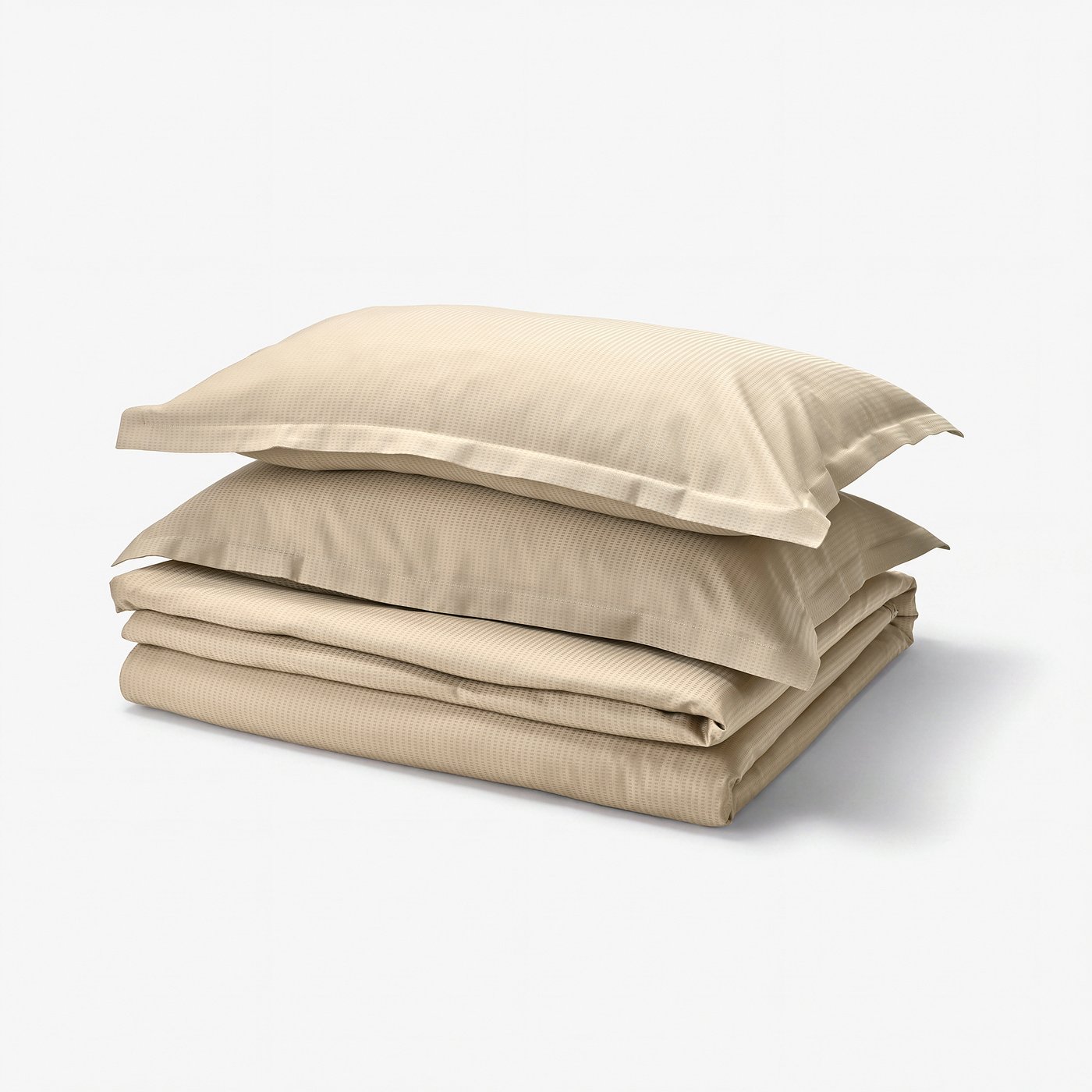 LÄKEVÄNDEROT Duvet cover and 2 pillowcases, beige, 200x200/50x80 cm