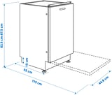 LAGAN Integrated dishwasher, 45 cm