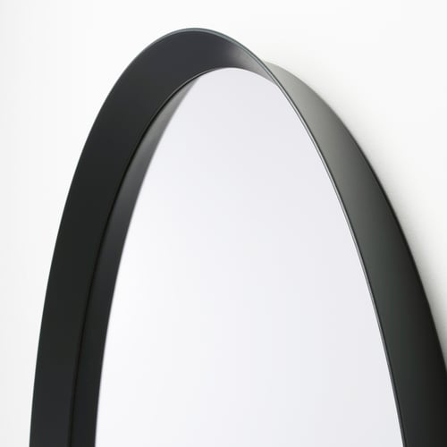 LANGESUND Mirror, dark grey, 80 cm IKEA