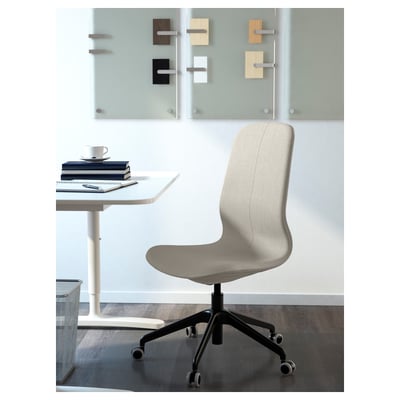 LÅNGFJÄLL Conference chair, Gunnared beige/black