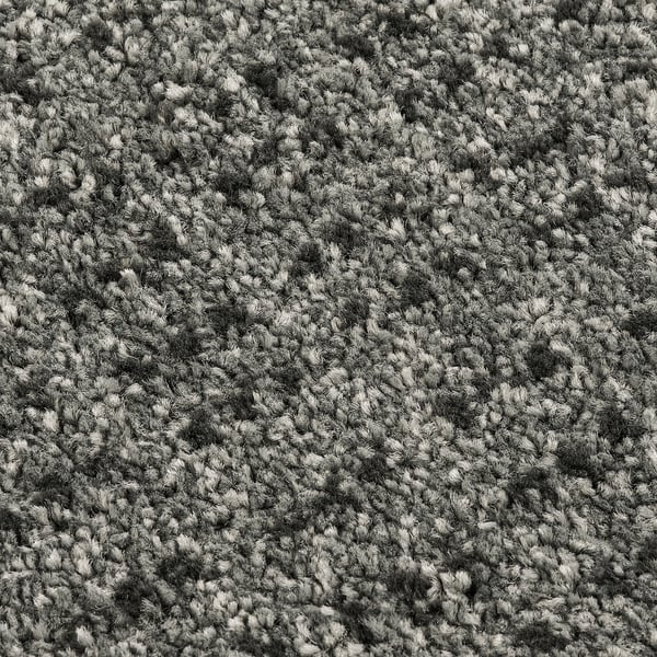 LANGSTED Rug, low pile, light grey, 133x195 cm