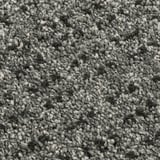 LANGSTED Rug, low pile, light grey, 133x195 cm
