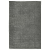 LANGSTED Rug, low pile, light grey, 133x195 cm