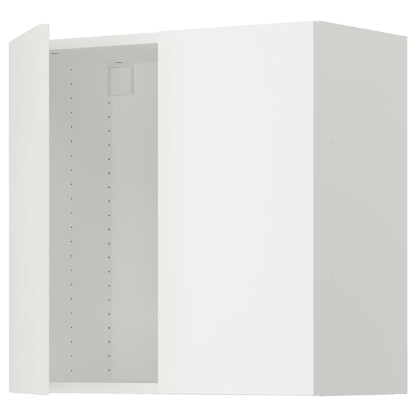 LASTARE Wall mounted frame with doors, white, 60x32x60 cm