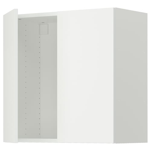 LASTARE Wall mounted frame with doors, white, 60x32x60 cm