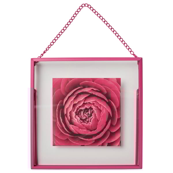 LERBODA Frame, pink, 16x16 cm