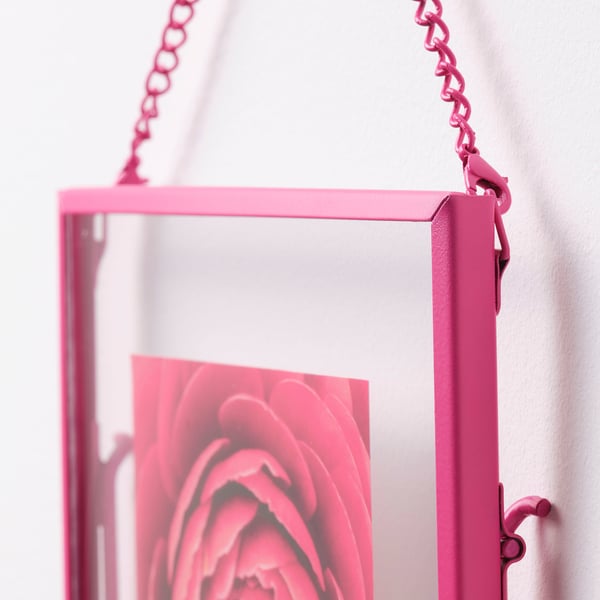 LERBODA Frame, pink, 16x16 cm