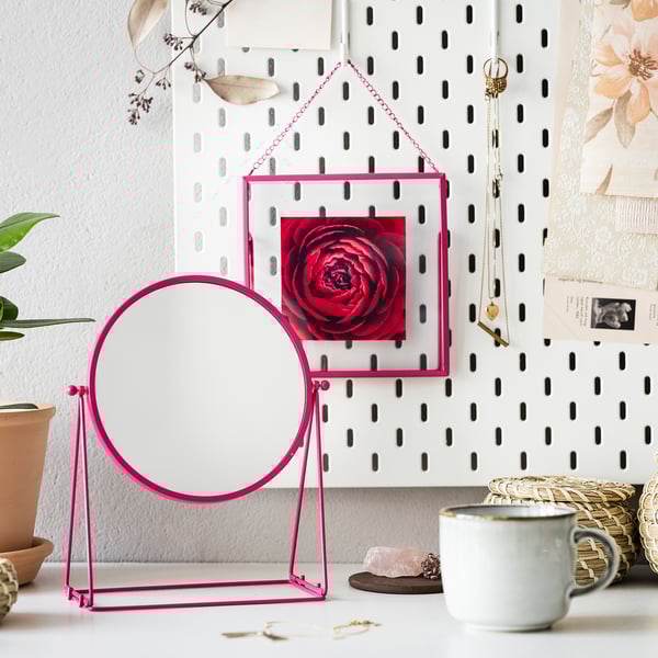 LERBODA Frame, pink, 16x16 cm