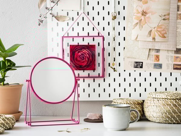 LERBODA Frame, pink, 16x16 cm