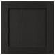 LERHYTTAN Door, black stained, 40x40 cm