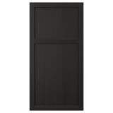 LERHYTTAN Door, black stained, 60x120 cm